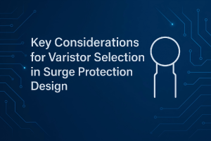 Key Considerations for Varistor Selection in Surge Protection Design